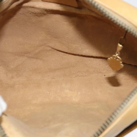 GUCCI Micro GG Supreme Shoulder Bag PVC Beige Gold Auth sw596 - Picture 11 of 15